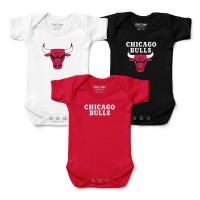 Малышам Chicago Bulls Chad & Jake Three-Pack Bodysuit Set