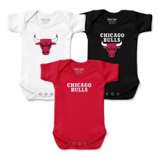 Малышам Chicago Bulls Chad & Jake Three-Pack Bodysuit Set