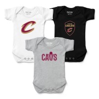 Малышам Cleveland Cavaliers Chad & Jake Three-Pack Bodysuit Set