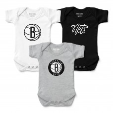 Малышам Brooklyn Nets Chad & Jake Three-Pack Bodysuit Set