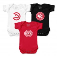 Малышам Atlanta Hawks Chad & Jake Three-Pack Bodysuit Set