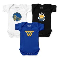 Малышам Golden State Warriors Chad & Jake Three-Pack Bodysuit Set
