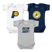 Малышам Indiana Pacers Chad & Jake Three-Pack Bodysuit Set