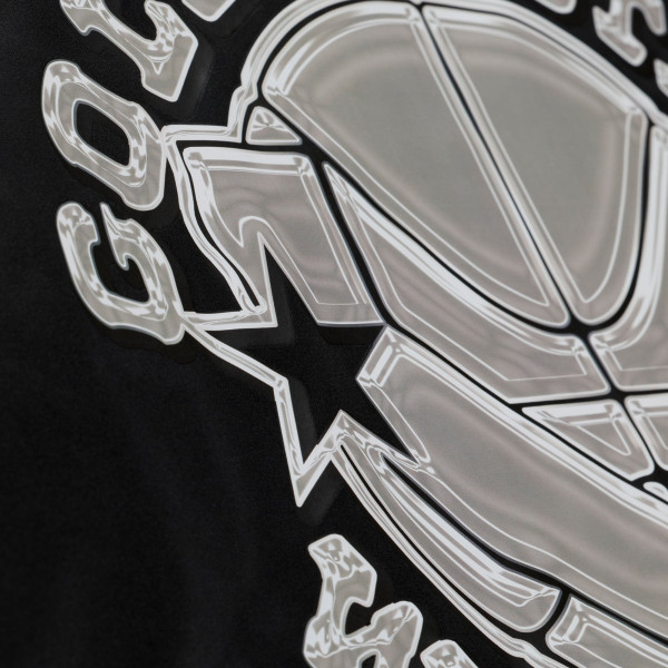 Куртка Golden State Warriors Mitchell & Ness Black Chrome Satin Bomber Full-Zip