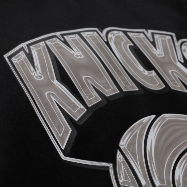 Куртка New York Knicks Mitchell & Ness Black Chrome Satin Bomber Full-Zip