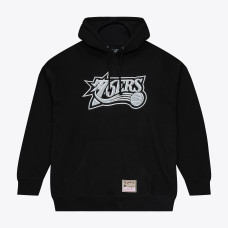 Толстовка Philadelphia 76ers Mitchell & Ness Black Chrome