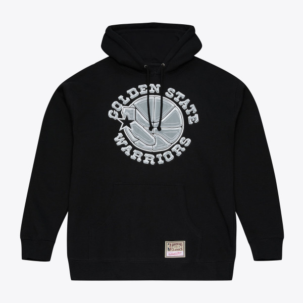 Толстовка Golden State Warriors Mitchell & Ness Black Chrome