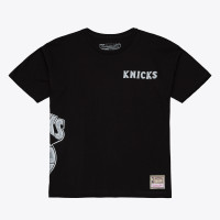 Футболка New York Knicks Mitchell & Ness Black Chrome Heritage