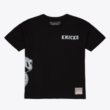 Футболка New York Knicks Mitchell & Ness Black Chrome Heritage
