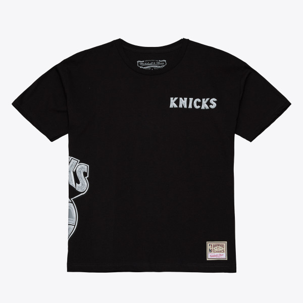 Футболка New York Knicks Mitchell & Ness Black Chrome Heritage