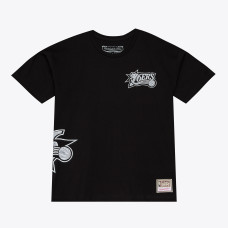 Футболка Philadelphia 76ers Mitchell & Ness Black Chrome Heritage