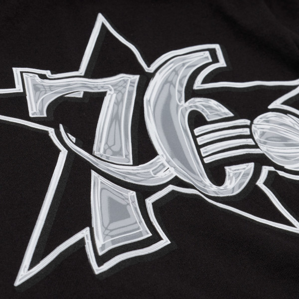Футболка Philadelphia 76ers Mitchell & Ness Black Chrome Heritage