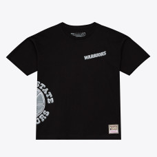 Футболка Golden State Warriors Mitchell & Ness Black Chrome Heritage