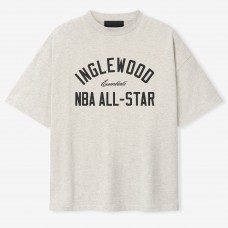 Unisex Fear of God Heather Gray 2026 NBA All-Star Game x Inglewood 90s T-Shirt
