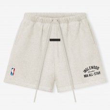 Unisex Fear of God Heather Gray 2026 NBA All-Star Game x Inglewood Classic Sweat Shorts