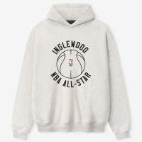 Unisex Fear of God Heather Gray 2026 NBA All-Star Game x Inglewood 90s Hoodie