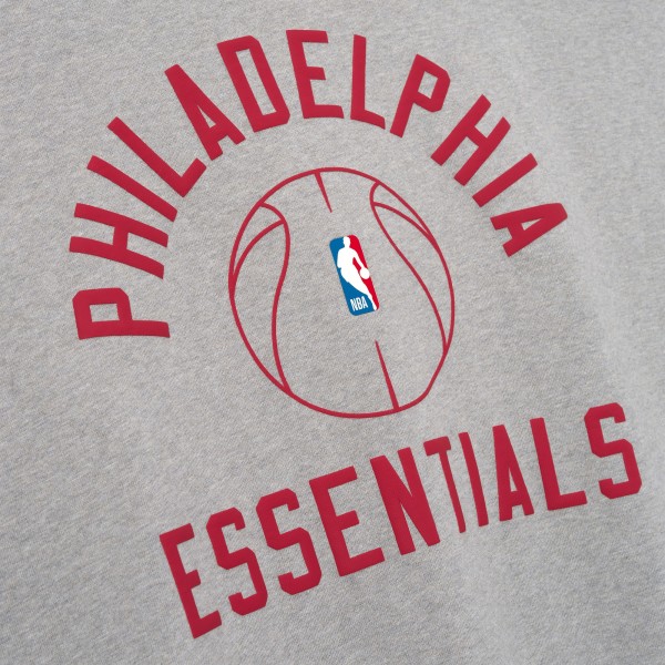 Unisex Philadelphia 76ers Fear of God x Barkley L. Hendricks Heather Gray 90s T-Shirt