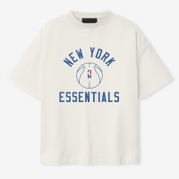 Unisex New York Knicks Fear of God x Barkley L. Hendricks Cream 90s T-Shirt