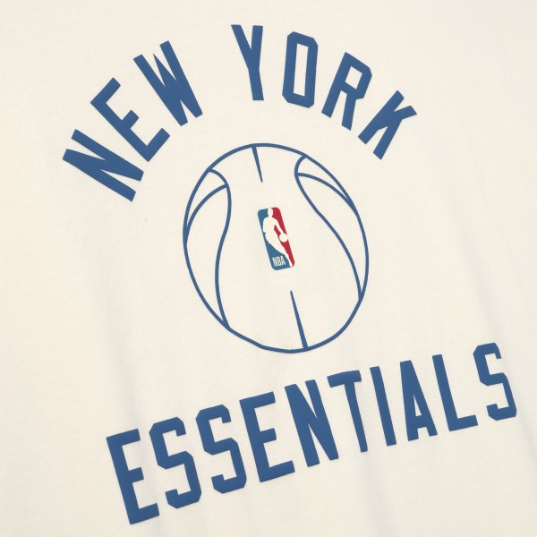 Unisex New York Knicks Fear of God x Barkley L. Hendricks Cream 90s T-Shirt