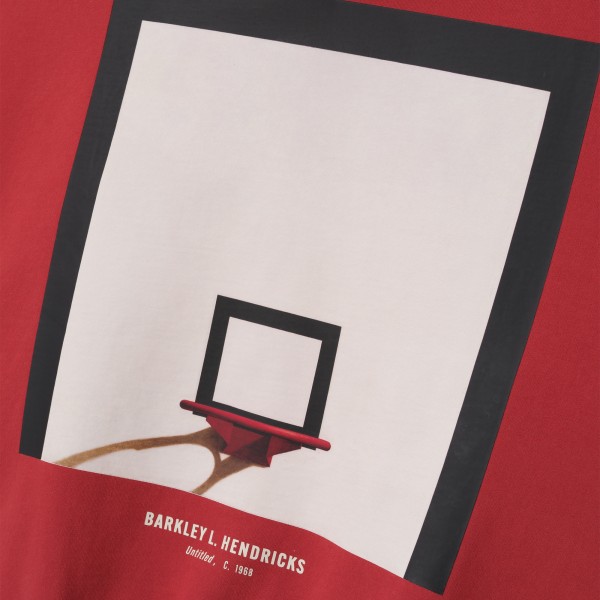 Unisex Philadelphia 76ers Fear of God x Barkley L. Hendricks Red 90s Hoodie