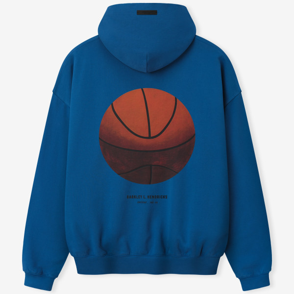 Толстовка Unisex New York Knicks Fear of God x Barkley L. Hendricks Blue 90s