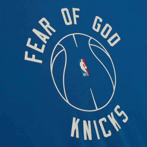 Толстовка Unisex New York Knicks Fear of God x Barkley L. Hendricks Blue 90s