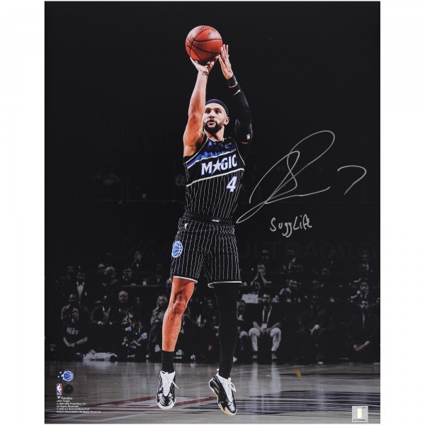 Jalen Suggs Orlando Magic Autographed Fanatics Authentic 16 x 20 Shooting Spotlight Photograph with Sugg Life Inscription