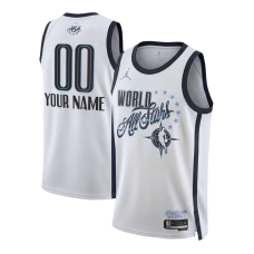 Подростковая Jordan Brand White 2026 NBA All-Star Game Swingman Custom Jersey