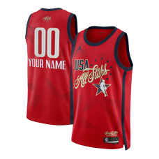 Подростковая Jordan Brand Red 2026 NBA All-Star Game Swingman Custom Jersey