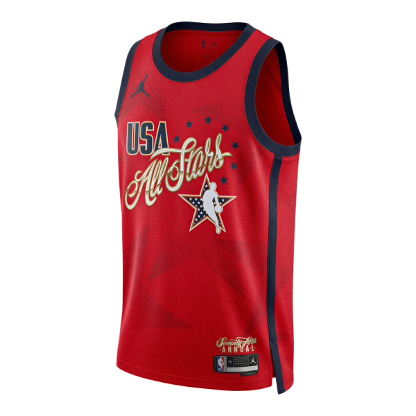 Подростковая Jordan Brand Red 2026 NBA All-Star Game Swingman Custom Jersey