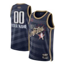 Подростковая Jordan Brand Navy 2026 NBA All-Star Game Swingman Custom Jersey