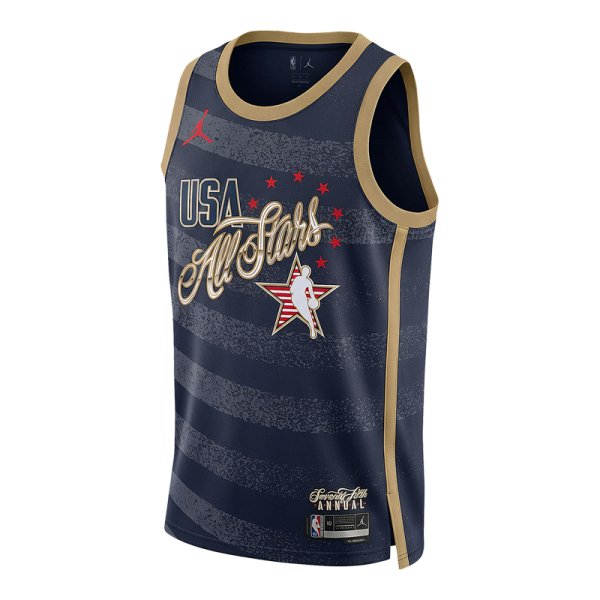 Подростковая Jordan Brand Navy 2026 NBA All-Star Game Swingman Custom Jersey