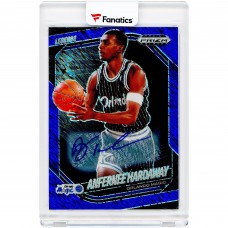 Penny Hardaway Orlando Magic Autographed 2024-25 Panini Prizm Black Blue Shimmer Prizm #277 #13/25 Card