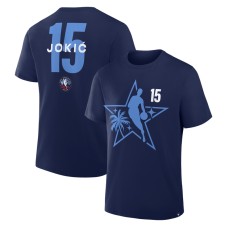 Nikola Jokić Navy 2026 NBA All-Star Game Name & Number T-Shirt