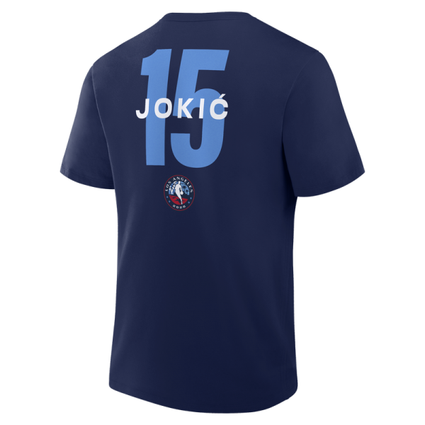 Nikola Jokić Navy 2026 NBA All-Star Game Name & Number T-Shirt