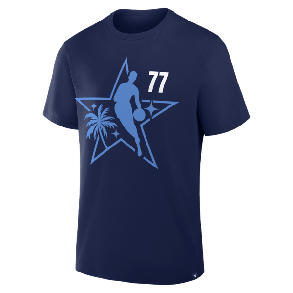 Luka Dončić Navy 2026 NBA All-Star Game Name & Number T-Shirt