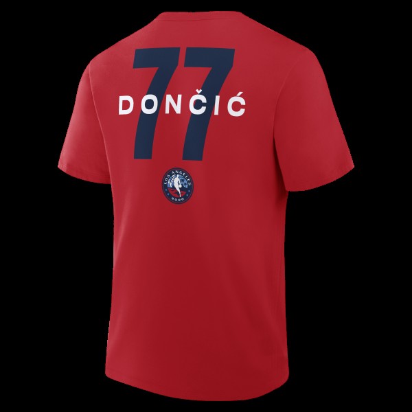Luka Dončić Red 2026 NBA All-Star Game Name & Number T-Shirt