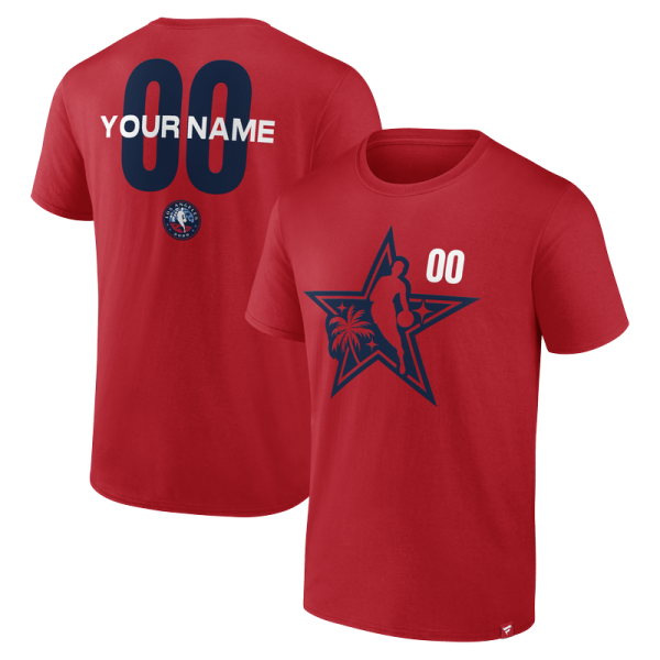 Red 2026 NBA All-Star Game Pick-A-Player T-Shirt