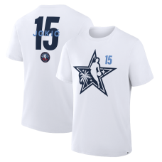 Nikola Jokić White 2026 NBA All-Star Game Name & Number T-Shirt
