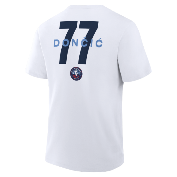 Luka Dončić White 2026 NBA All-Star Game Name & Number T-Shirt