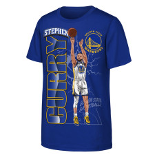 Детская футболка Golden State Warriors Stephen Curry Outerstuff Royal Height