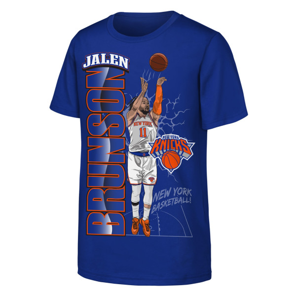 Детская футболка New York Knicks Jalen Brunson Outerstuff Royal Height
