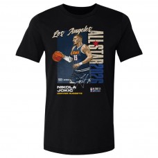 Denver Nuggets Nikola Jokić 500 Level Black 2026 All-Star Player T-Shirt