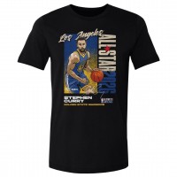 Golden State Warriors Stephen Curry 500 Level Black 2026 All-Star Player T-Shirt