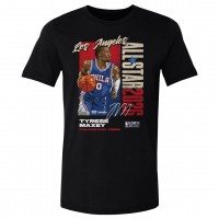 Philadelphia 76ers Tyrese Maxey 500 Level Black 2026 All-Star Player T-Shirt