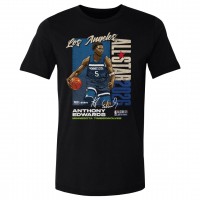 Minnesota Timberwolves Anthony Edwards 500 Level Black 2026 All-Star Player T-Shirt