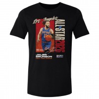 New York Knicks Jalen Brunson 500 Level Black 2026 All-Star Player T-Shirt
