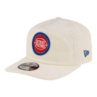 Бейсболка Detroit Pistons New Era White 19TWENTY 80s Chrome Corduroy