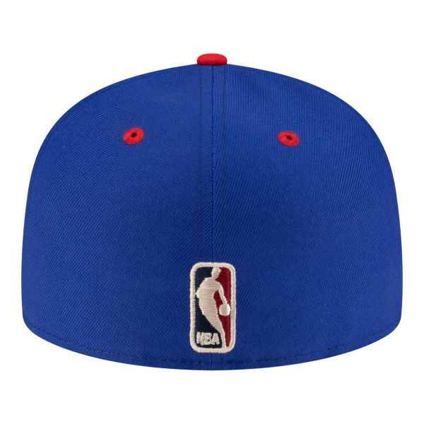 Бейсболка Philadelphia 76ers New Era Royal/Red 80s Throwback 59FIFTY