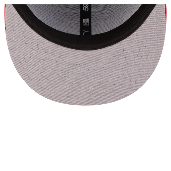 Бейсболка Philadelphia 76ers New Era Royal/Red 80s Throwback 59FIFTY